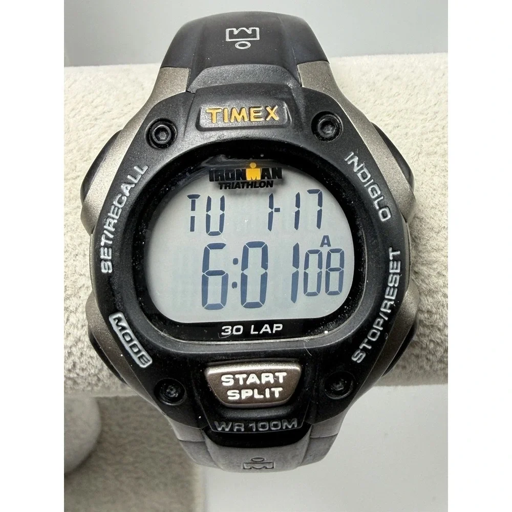 Timex‎ 170 Mens Watch New Battery Black 2017 38MM 8.5